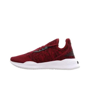 PUMA AVID Evoknit Mosaic Evolution Low-Top Running Shoes Men's Red