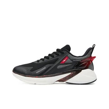 Erke Bow Bomb Technology Low Top Running Shoes Men's Black Red