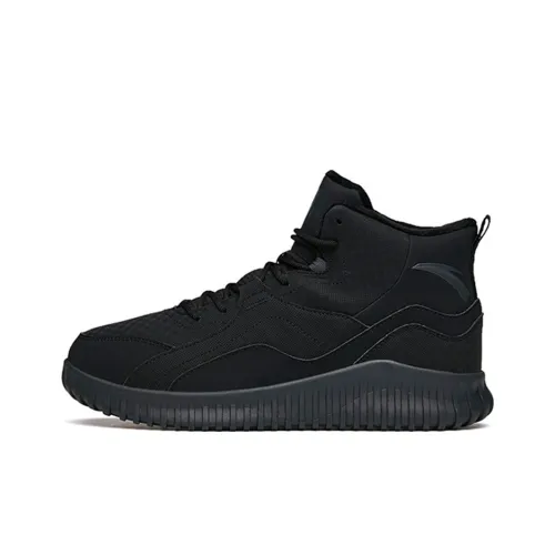 Anta Life Collection Mid Top Sports Casual Shoes Men's Black