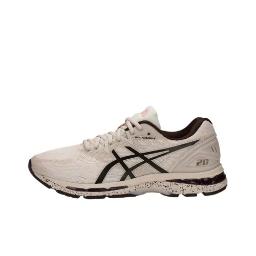 Asics GEL-Nimbus 20 Running Shoes Men Low-Top Beige/Black