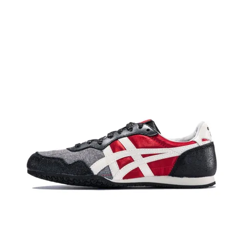 Onitsuka Tiger Serrano Casual Shoes Women's Low-Top Black/Grey/Red/White