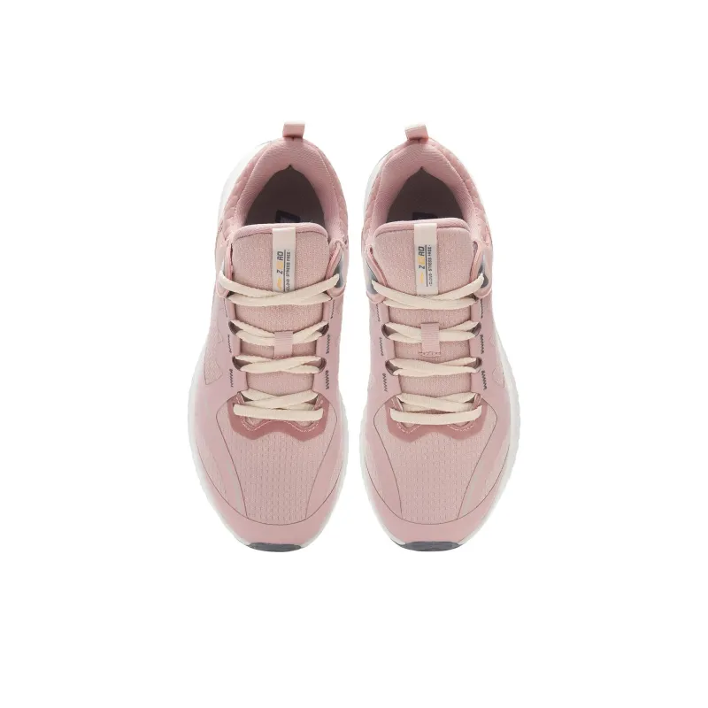 LiNing Cushioning Rebound Low Top Sports Casual Shoes Women's Misty Rose Pink-2