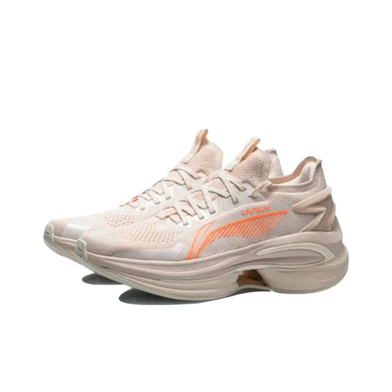LiNing WuShi 5S 1.0 Cushioning Anti Slip And Wear Resistant Low Top Running Shoes Men's Gray Apricot-2