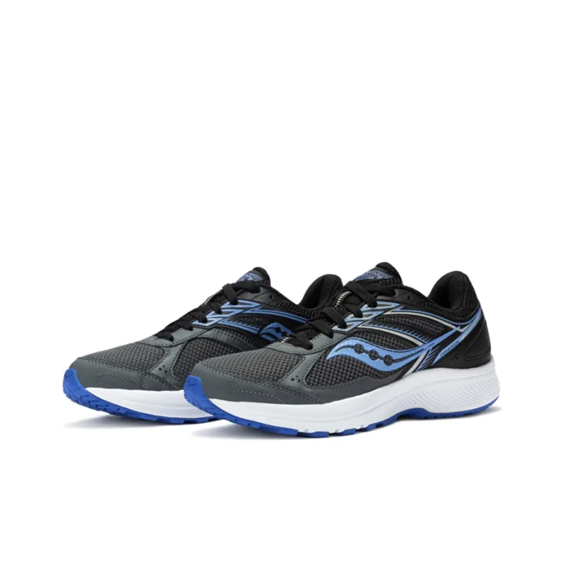 Saucony Cohesion 14 Running Shoes Women's Low Top Gray/Black/Blue/White-2