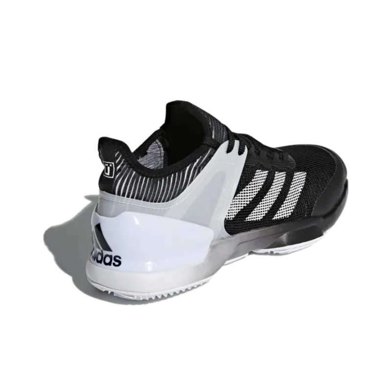 Adidas Adizero Series Tennis Shoes Men Low-Top Black/White-3