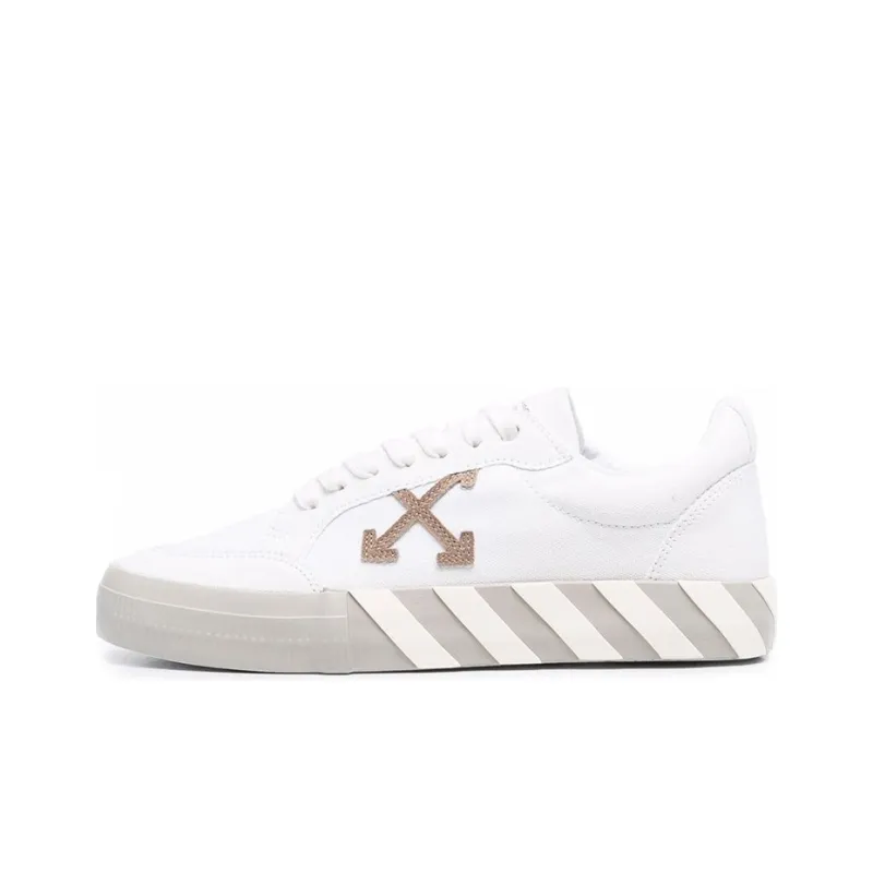 OFF WHITE Vulc Low Eco Canvas White Grey-0