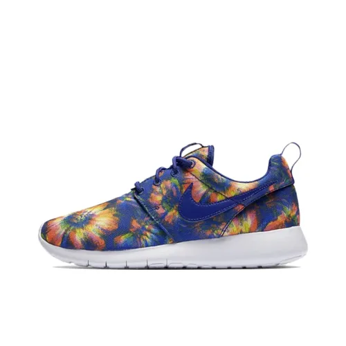 Nike Roshe One Print Low-Top Blue/Orange GS