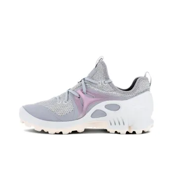 Ecco Biom C Trail Low Top Running Shoes Women's Silver Gray