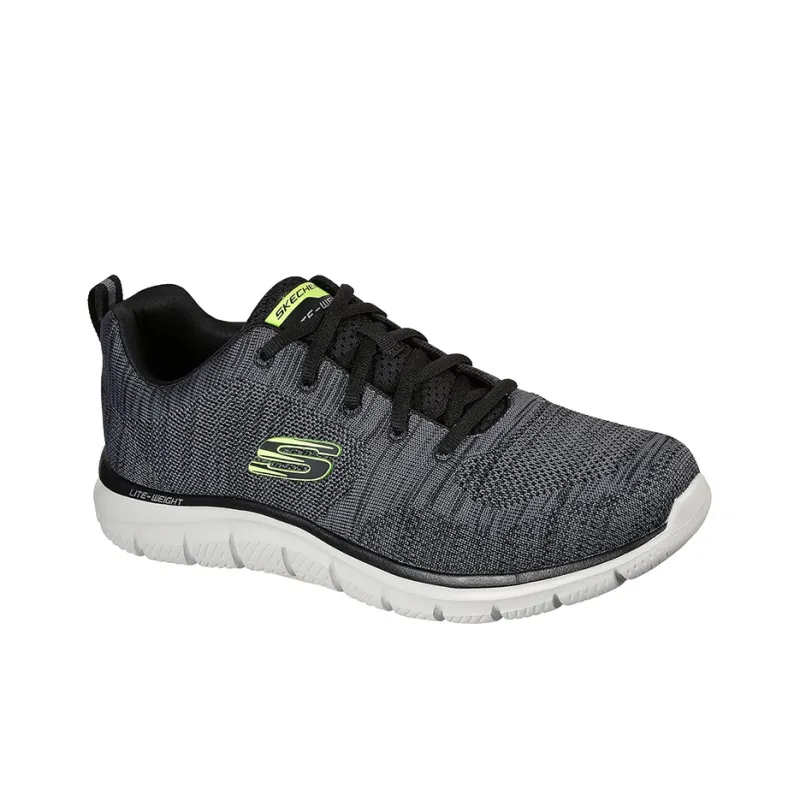 Skechers Track Cushioning, Slip Resistant, And Abrasion Resistant Low Top Running Shoes Men's Black Gray-2