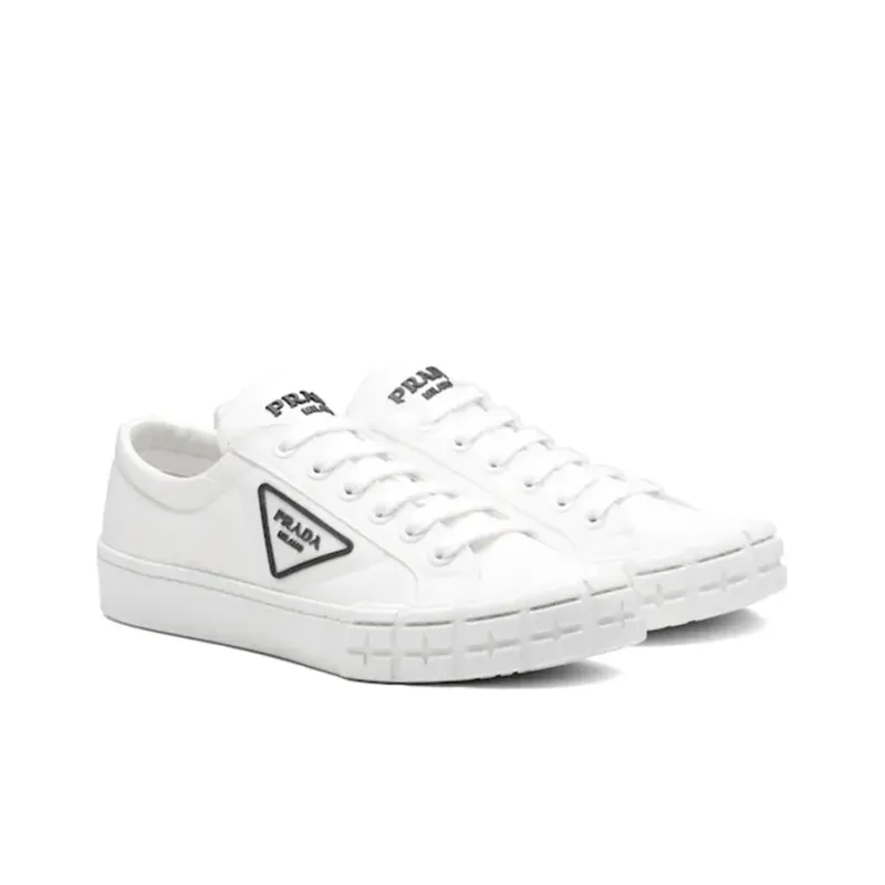 PRADA Wheel Cassetta Low White White Black-2
