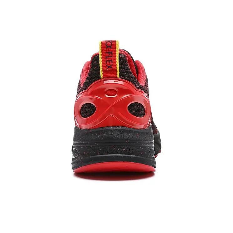Erke Strange Bomb Α-fle Low-Top Running Shoes Men's Red Black Yellow-4