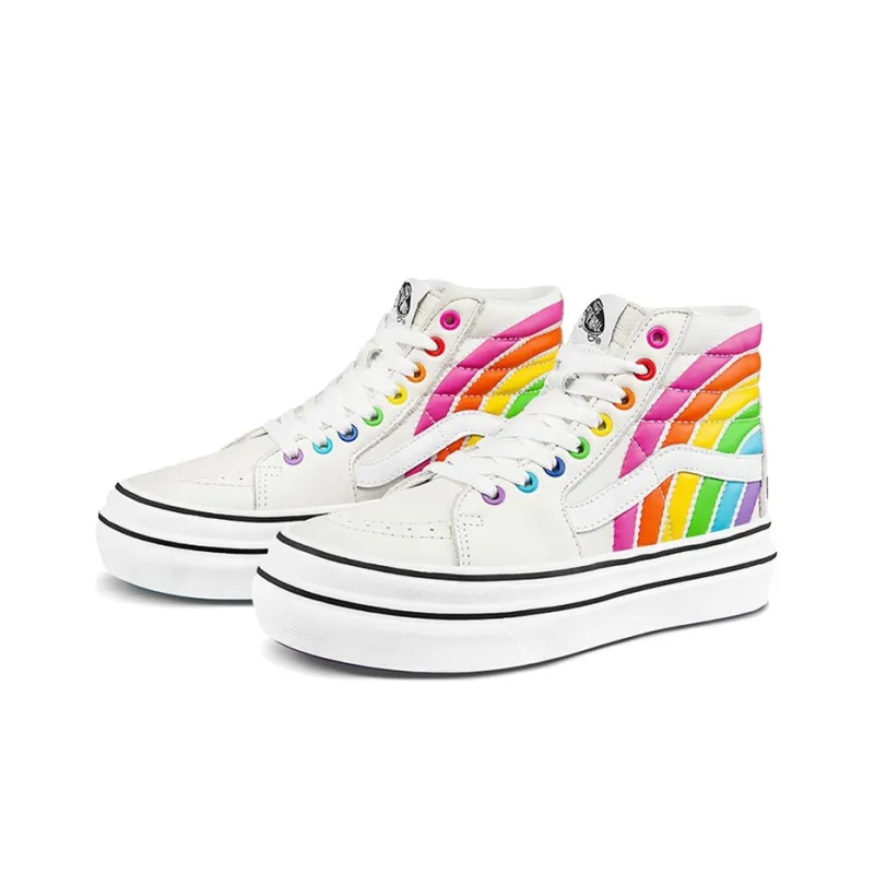 Vans Flour Shop X Super ComfyCush Sk8 Hi 'Rainbow'-3