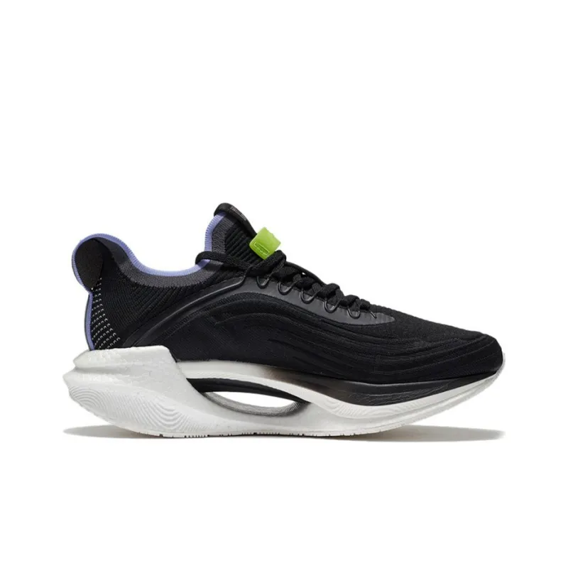 LiNing Jueying Essential 䨻 Cushioned Slip-Resistant Lightweight Low-Top Running Shoes Men's Black Gray-1
