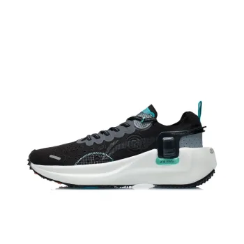 LINING Ranger Running Shoes Men Low Top Black/Dark Iron Gray/White