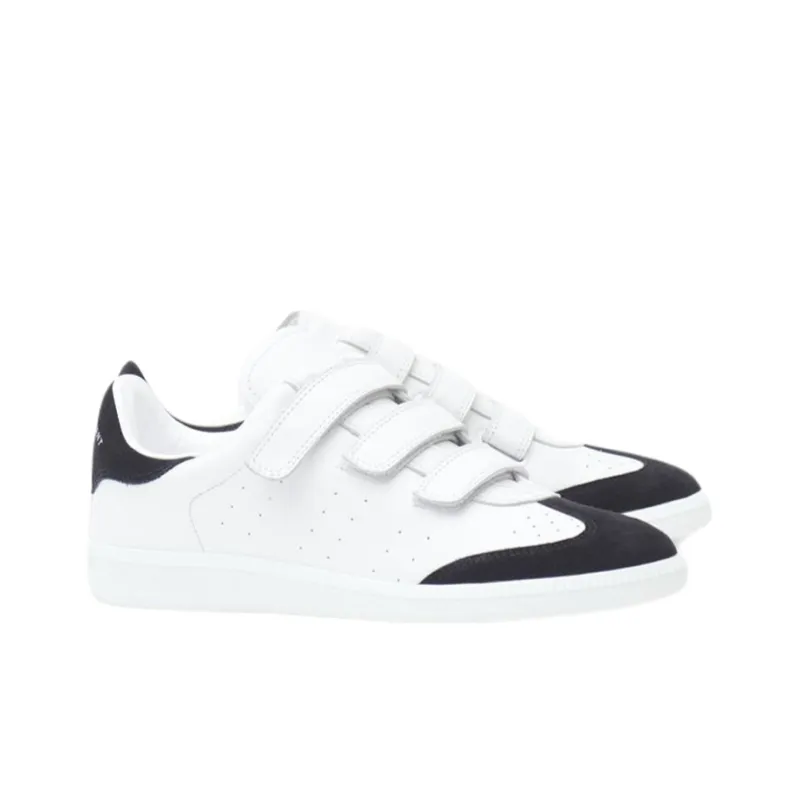 ISABEL MARANT BETH Stylish Skateboarding Shoes Women's White-2