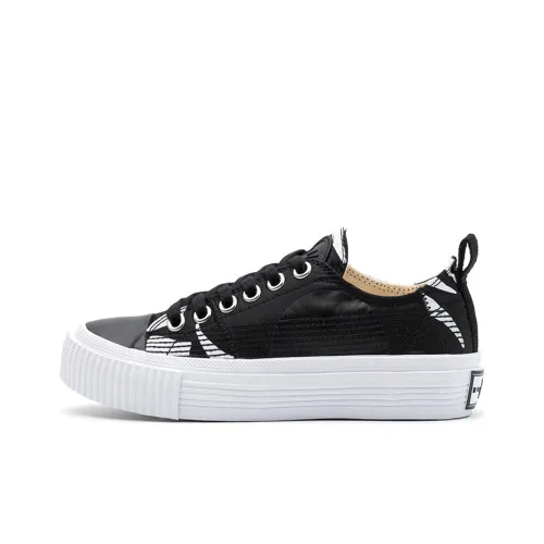 McQ Alexander McQueen Skateboard Shoes Men Low-Top Black