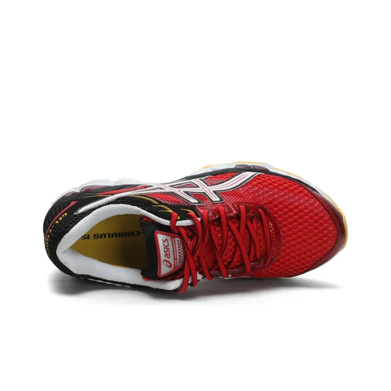 Asics Gel-Cumulus 15 Anti-Slip And Wear-Resistant Breathable Low-Top Running Shoes Men's China Red-2