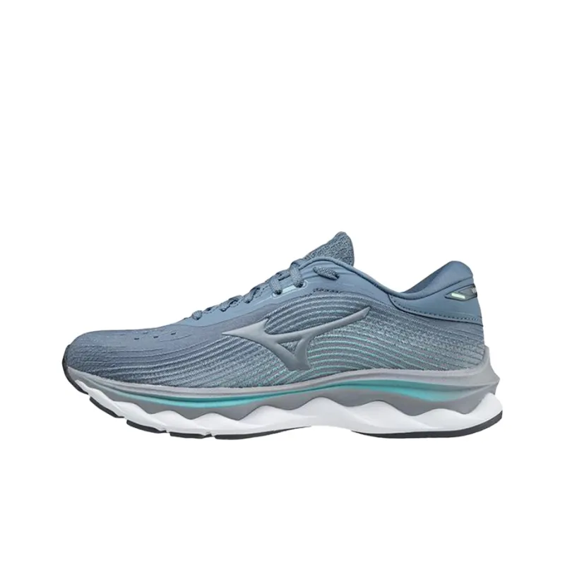 Mizuno Wave Sky 5 Running Shoes Women's Low-Top Gray/Blue-0