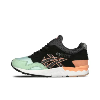 Naked x Asics Gel-Lyte V Low-Top Running Shoes Women's Black Orange