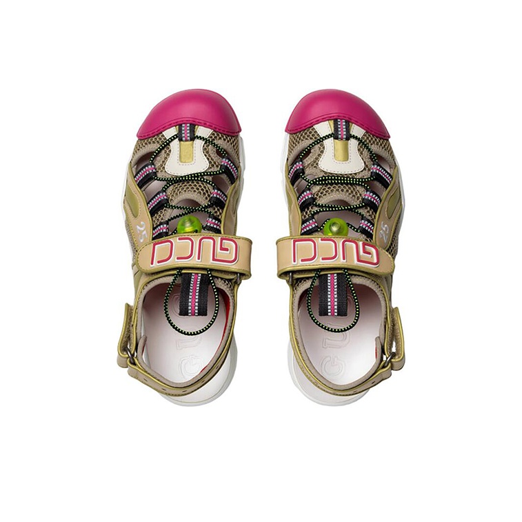 [GUCCI]★Crystal Tinsel Sport Sandals Gucci Womens Tinsel Crystal Embellished Sport Sandals | eBay