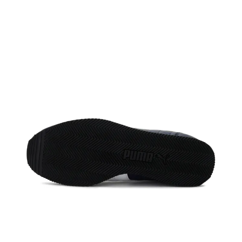 PUMA Corona Idp Cushioning Wear-Resistant Low-Top Running Shoes Men's Blue White Black-4