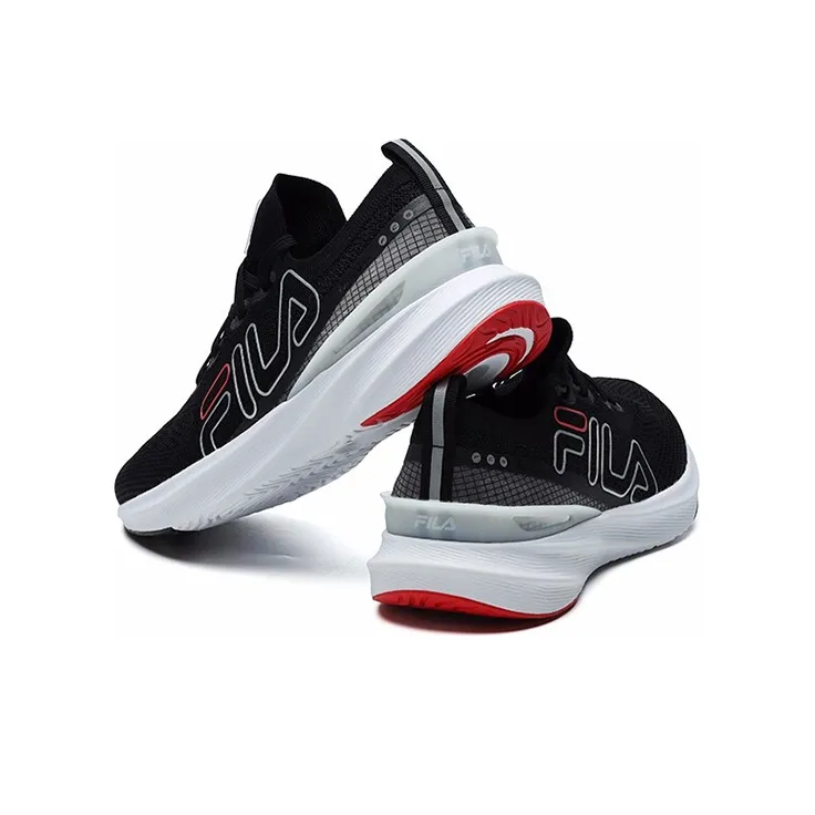 FILA Athletics BreathableLow Running Shoes Black Women's-4