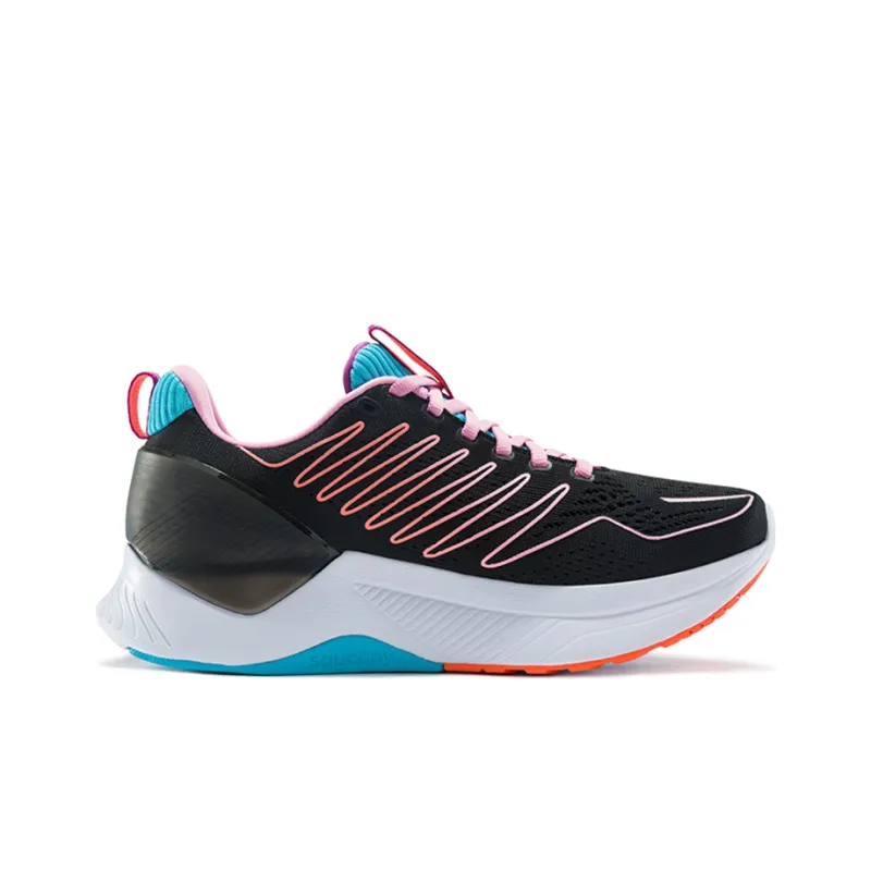Saucony Endorphin Shift Speed Breathable Low-Top Running Shoes Women's Black Multicolor-1