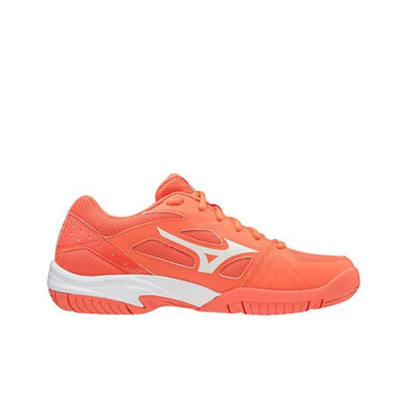 Mizuno Cyclone Speed 1 CN Low-Top Running Shoes Unisex White Orange-1