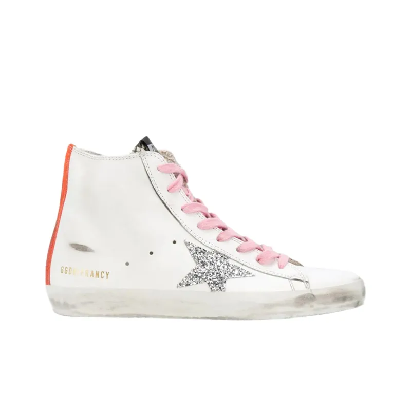 Golden Goose Francy Skateboard Shoes Women's White-1