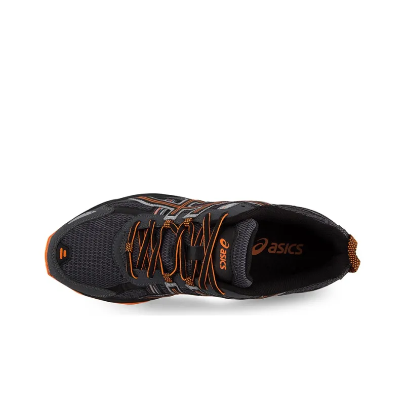 Asics Gel-Venture 5 Wear-Resistant Low-Top Running Shoes Men's Black Orange-3