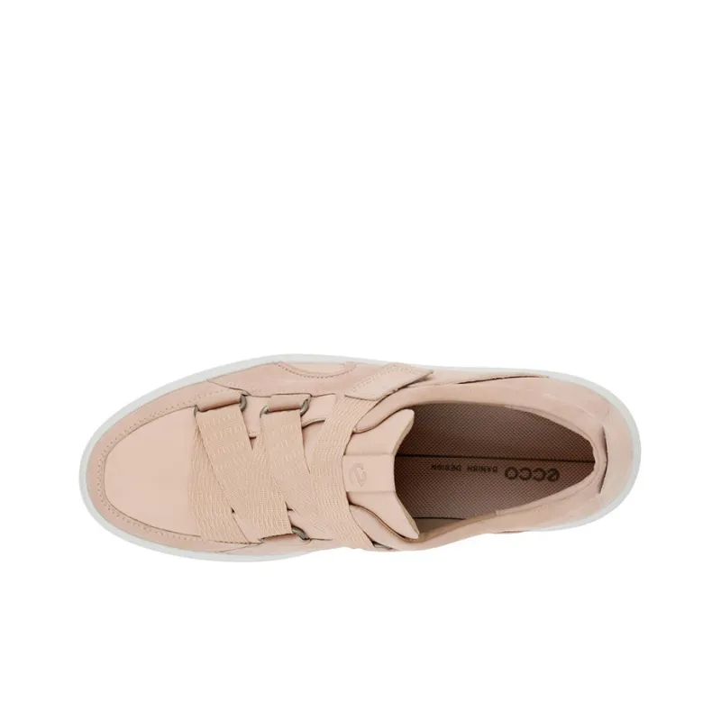 Ecco Soft 7 Wedge Stylish Skateboarding Shoes Women's Light Pink-2