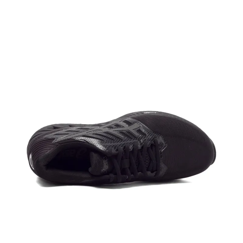 Asics Fuze Black Warrior Breathable Low-Top Running Shoes Men's Black-3