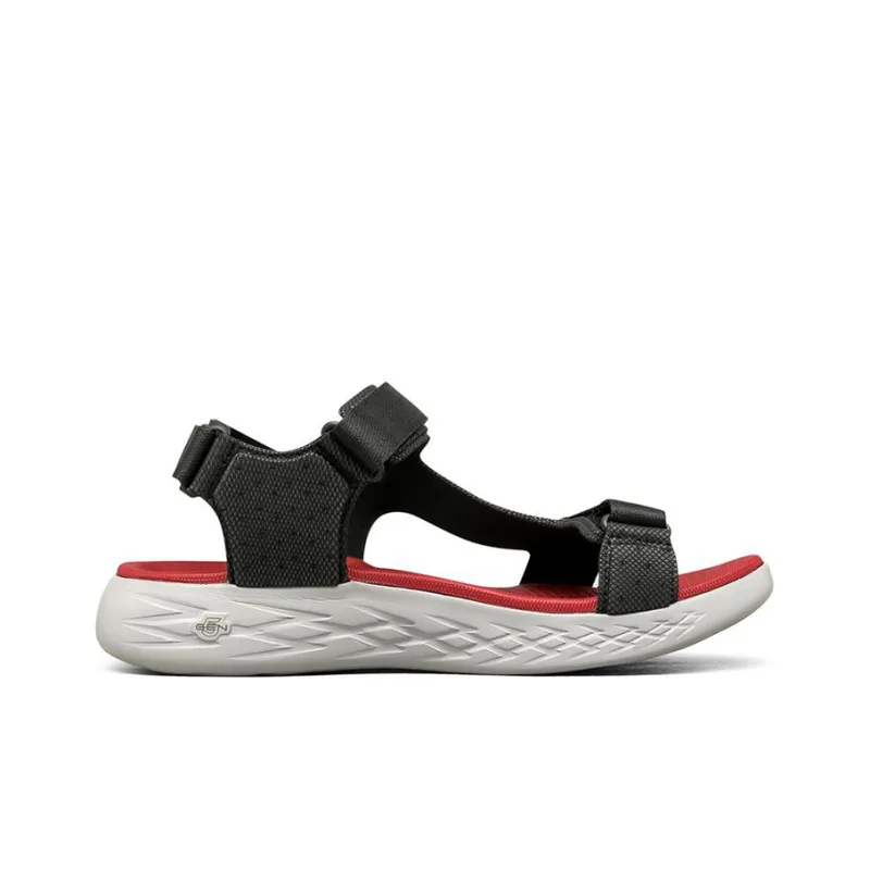Skechers On The Go 600 Velcro Sandals Black/Red-1
