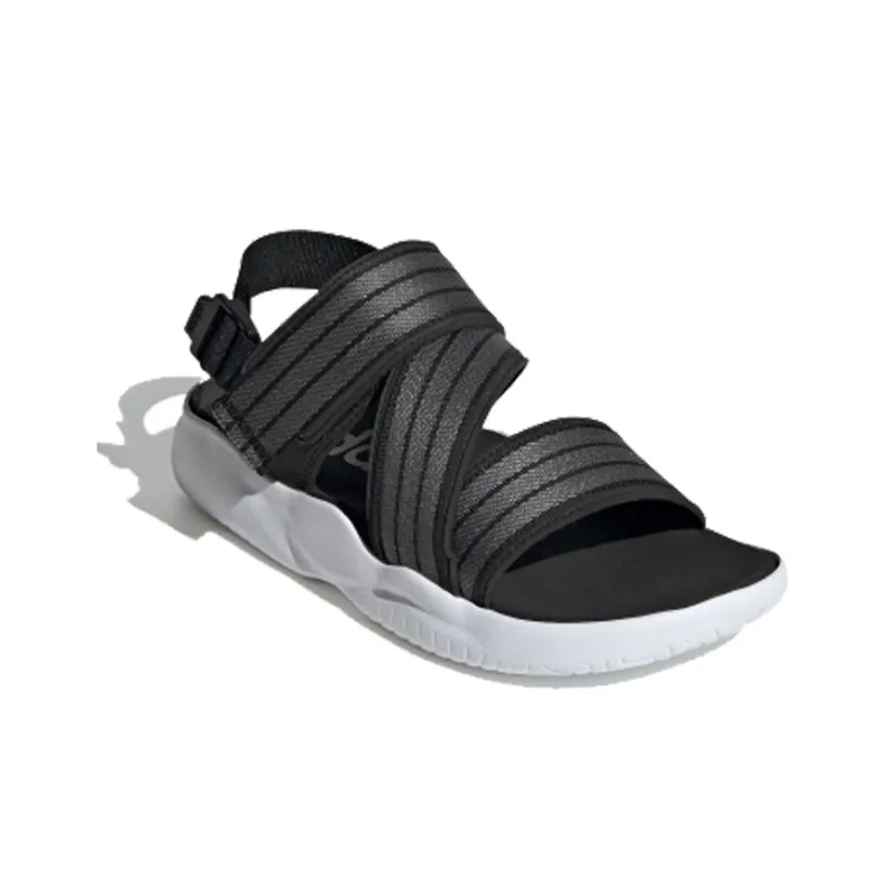 Adidas 90s Sandal Velcro Casual Black Gray White Sandals 'Black Grey White' Women's-1