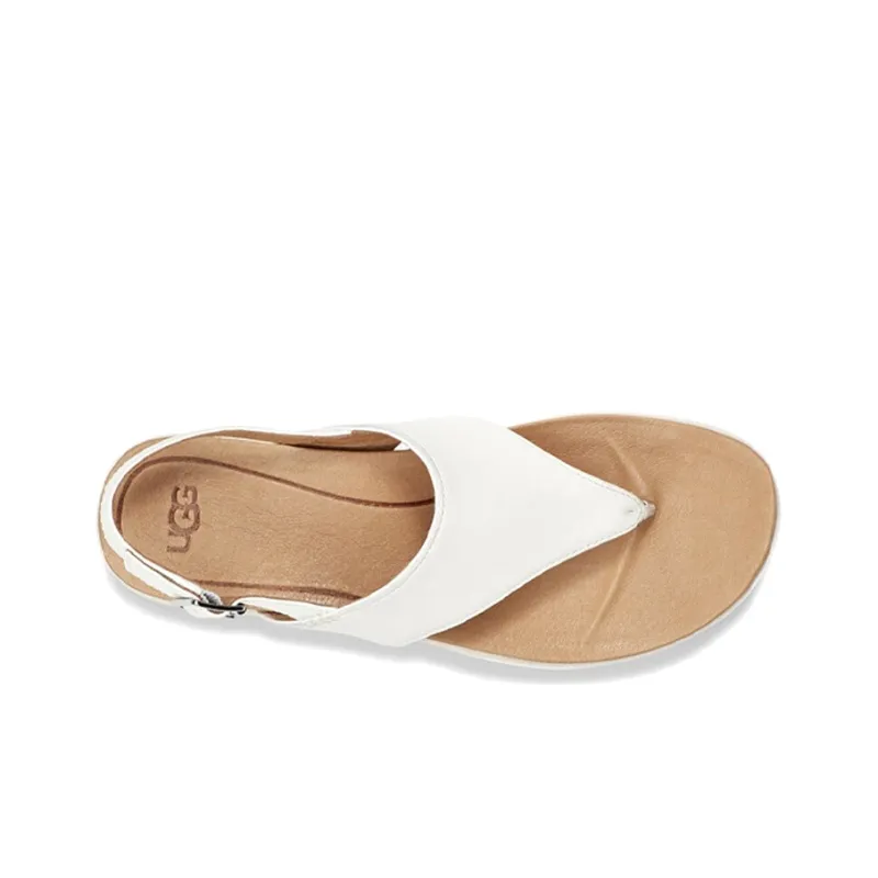 UGG Alessia Cozy Casual Sandals White Women's-3