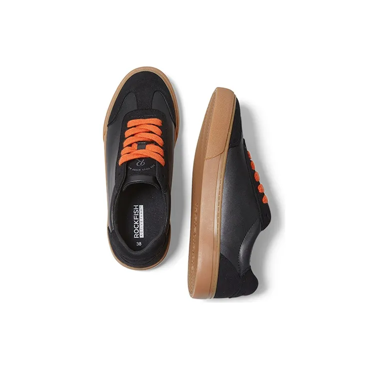 Rockfish Fungus Resistant Collection Stylish Skateboarding Shoes Women's Black-2