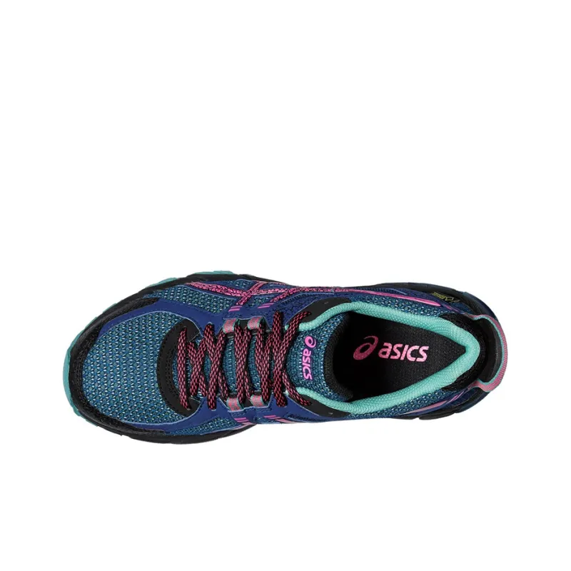 Asics Gel-Sonoma 2 GTX Wear-Resistant Low-Top Running Shoes Women's Black Green Purple-4