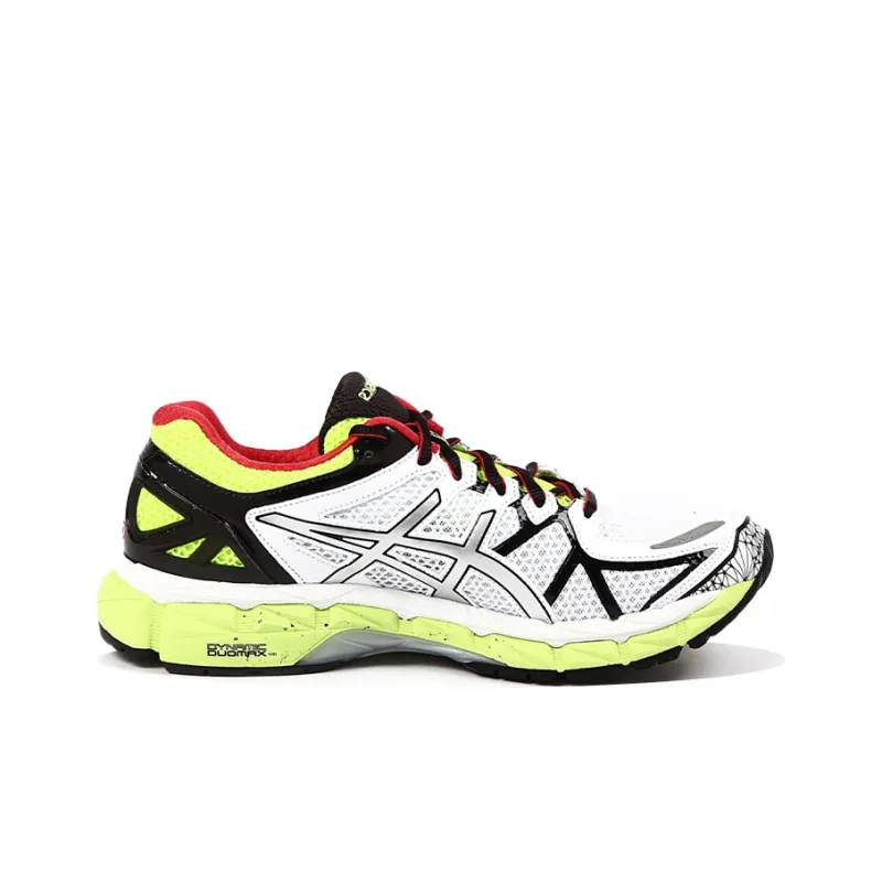 Asics Gel Kayano 21 Low Top Running Shoes Men's White Silver-1