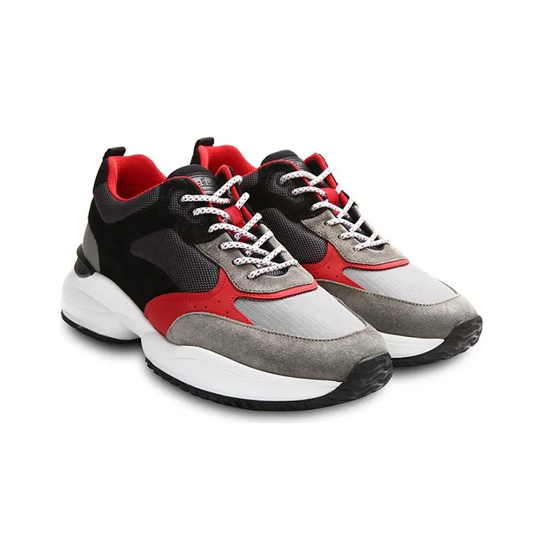 HOGAN Interaction Low-Top Casual Shoes Men's Black Gray-1
