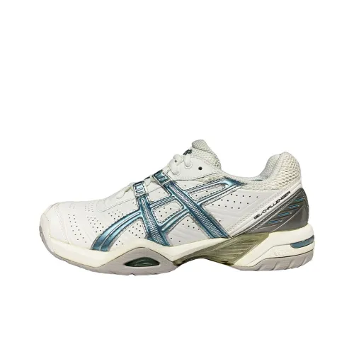 Asics Gel-Challenger 7 Wear-Resistant Low-Top Tennis Shoes Women's White Blue