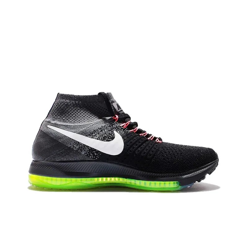 Nike Zoom All Out Flyknit Black White Volt Women's-1