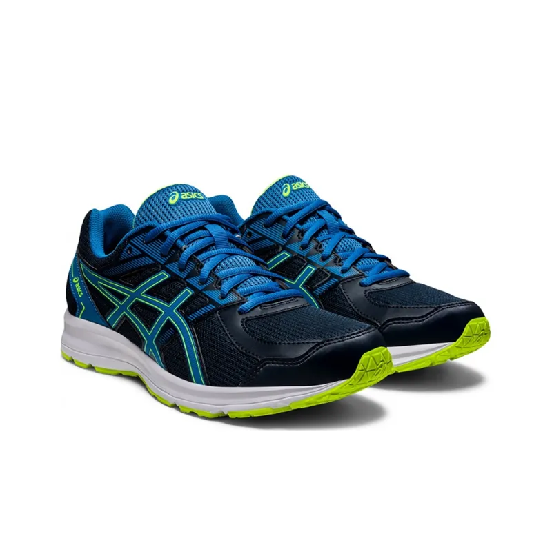 Asics Jolt 3 Anti-Slip And Wear-Resistant Breathable Low-Top Running Shoes Men's Blue-2