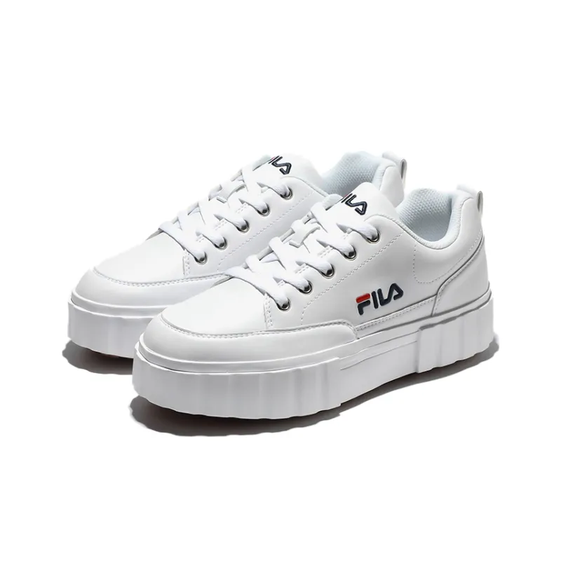 FILA Skateboard Shoes Unisex White Korean Style-2