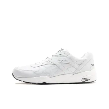PUMA R698 Trinomic Crckl Wear-Resistant Slip-Resistant Low-Top Casual Shoes Men's White