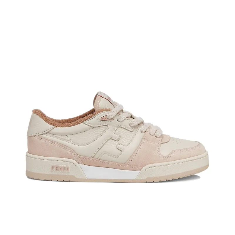 FENDI Match Low Top Suede 'Pink Beige' Women's-1