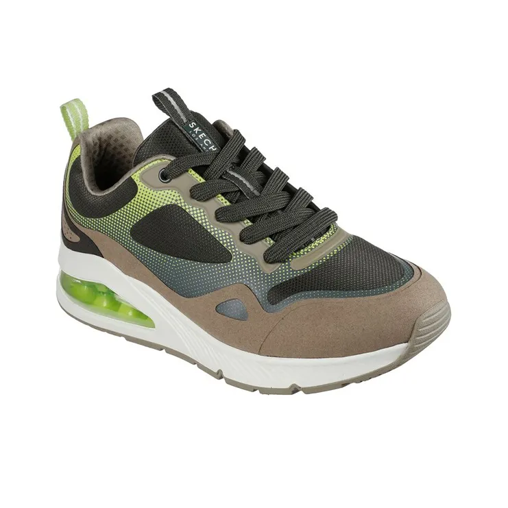 Skechers Uno 2 Low-Top Casual Shoes Men's Green Brown-2