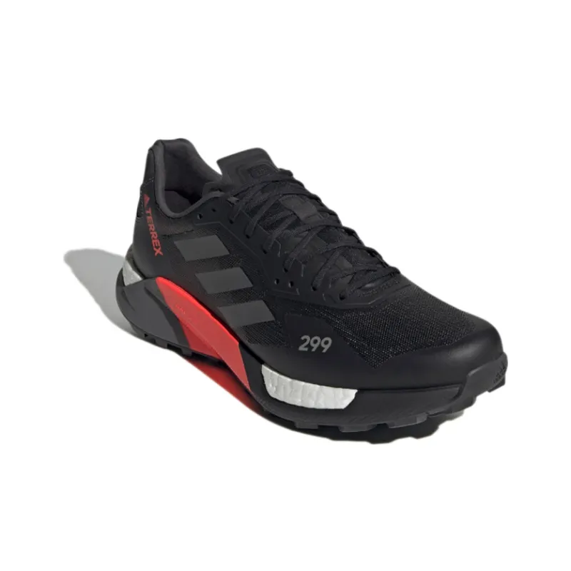 Adidas Terrex Agravic Ultra Trail 'White Solar Yellow'-2