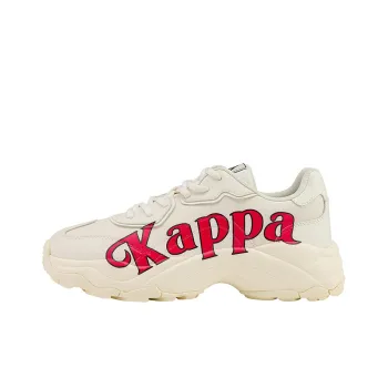 Kappa Wear-Resistant Coverage Low-Top Casual Shoes Unisex Winter White