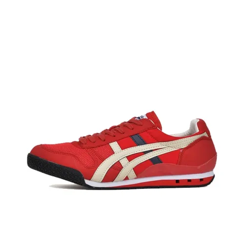 Onitsuka Tiger Ultimate 81 Running Shoes Unisex Low-Top Red/Beige/Blue