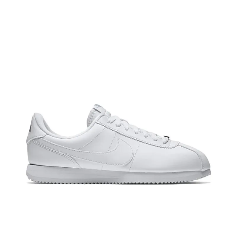 Nike Cortez Basic Leather White White Wolf Grey Mtllc Silver-1